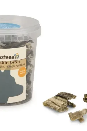 Beeztees Kabeljauwhuid Bites 75 gram Premium